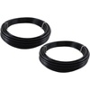 image:imageMytee Products 34 OD x 50 Black SAE J844 Nylon Air Brake Tubing DOT Approved  Pneumatic Nylon Air Line Hose for Air Brake System100 FT 2  Pack