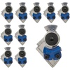image:imageMytee Products 37 Degree Angle Glad Hand for Semi Trucks  Blue Universal Aluminum Gladhand for Semi Trailers Tractors RVs  Blue Service Handshake Kit Air Hose Brake Coupling Connector PartBlue