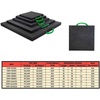 image:imageMytee Products 4 Pack 12x12x10 Thick Outrigger Pad for RV with Ergonomic Handle  High Density Black Stabilizing Jack Landing Pad for Crane Wrecker Tow Truck RVs4  Pack