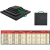 image:imageMytee Products 4 Pack 12x12x10 Thick Outrigger Pad for RV with Ergonomic Handle  High Density Black Stabilizing Jack Landing Pad for Crane Wrecker Tow Truck RVs2  Pack