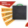 image:imageMytee Products 4 Pack 12x12x10 Thick Outrigger Pad for RV with Ergonomic Handle  High Density Black Stabilizing Jack Landing Pad for Crane Wrecker Tow Truck RVs1  Pack