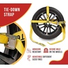 image:imageMytee Products 4 Pack 2 x 8 Recovery Winch Strap with RTJ Cluster Hook  HeavyDuty 3333 lbs WLL Towing Tie Down Strap for Tow Trucks Wreckers amp Flatbed Cargo Securement8  Pack