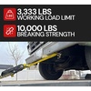 image:imageMytee Products 4 Pack 2 x 8 Recovery Winch Strap with RTJ Cluster Hook  HeavyDuty 3333 lbs WLL Towing Tie Down Strap for Tow Trucks Wreckers amp Flatbed Cargo Securement8  Pack