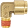 image:imageMytee Products 5 Pack DOT Brass Push to Connect Fitting Elbow  14 Tube OD x 14 NPT Air Brake Line Fittings  90 Degree Male Quick Fitting Connectors  for Nylon Air Line Brake Tube12 Tube x 14 NPT