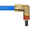 image:imageMytee Products 5 Pack DOT Brass Push to Connect Fitting Elbow  14 Tube OD x 14 NPT Air Brake Line Fittings  90 Degree Male Quick Fitting Connectors  for Nylon Air Line Brake Tube38 Tube x 14 NPT