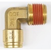 image:imageMytee Products 5 Pack DOT Brass Push to Connect Fitting Elbow  14 Tube OD x 14 NPT Air Brake Line Fittings  90 Degree Male Quick Fitting Connectors  for Nylon Air Line Brake Tube38 Tube x 38 NPT