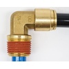 image:imageMytee Products 5 Pack DOT Brass Push to Connect Fitting Elbow  14 Tube OD x 14 NPT Air Brake Line Fittings  90 Degree Male Quick Fitting Connectors  for Nylon Air Line Brake Tube12 Tube x 12 NPT