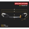 image:imageMytee Products 8 Pack 2 x 16 Replacement Dog Bone Short Strap  HeavyDuty 2 Inch Car Tie Down Short Strap with Sewn Eye LoopBlack