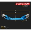 image:imageMytee Products 8 Pack 2 x 16 Replacement Dog Bone Short Strap  HeavyDuty 2 Inch Car Tie Down Short Strap with Sewn Eye LoopBlue