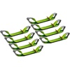 image:imageMytee Products 8 Pack 2 x 16 Replacement Dog Bone Short Strap  HeavyDuty 2 Inch Car Tie Down Short Strap with Sewn Eye LoopSafety Green