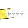 image:imageMytee Products 8 Pack 2 x 16 Replacement Dog Bone Short Strap  HeavyDuty 2 Inch Car Tie Down Short Strap with Sewn Eye LoopYellow