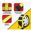 image:imageMytee Products 8 Pack Tow Dolly Basket Straps with Flat Hook for 1419 Tires  12000 lbs Breaking Strength  Heavy Duty Wheel Net Auto Car Dolly Tie Down Straps for Universal Vehicle Towing8  Pack