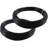 image:imageMytee Products Air Brake Tubing Kit  14 38 12 x 100 Black SAE J844 Nylon DOT Approved  Pneumatic Line Hose for Brake SystemBlack 2PC