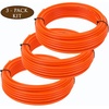 image:imageMytee Products Air Brake Tubing Kit  14 38 12 x 100 Black SAE J844 Nylon DOT Approved  Pneumatic Line Hose for Brake SystemOrange