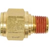 image:imageMytee Products DOT Brass Push to Connect Fitting Air Brake Connector  Male Straight 12 Tube OD x 14 NPT 5 Pack12 Tube x 14 NPT