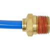 image:imageMytee Products DOT Brass Push to Connect Fitting Air Brake Connector  Male Straight 12 Tube OD x 14 NPT 5 Pack12 Tube x 38 NPT