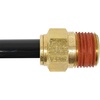 image:imageMytee Products DOT Brass Push to Connect Fitting Air Brake Connector  Male Straight 12 Tube OD x 14 NPT 5 Pack14 Tube OD x 38 NPT