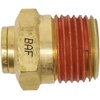 image:imageMytee Products DOT Brass Push to Connect Fitting Air Brake Connector  Male Straight 12 Tube OD x 14 NPT 5 Pack38 Tube x 12 NPT