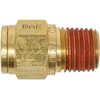 image:imageMytee Products DOT Brass Push to Connect Fitting Air Brake Connector  Male Straight 12 Tube OD x 14 NPT 5 Pack38 Tube x 14 NPT