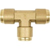 image:imageMytee Products DOT Brass Push to Connect Fitting Union Tee Air Brake Tube Fitting 12 Tube OD 5 Pack12 Tube Tee