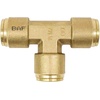 image:imageMytee Products DOT Brass Push to Connect Fitting Union Tee Air Brake Tube Fitting 12 Tube OD 5 Pack12 Tube Tee