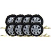 image:imageMytee Products Over The Tire Ratchet Strap wSwivel J Hooks amp Rubber Pads2 x 12