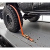 image:imageMytee Products Over The Tire Ratchet Strap wSwivel J Hooks amp Rubber Pads2 x 9 Orange