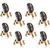 image:imageMytee Products Over The Tire Ratchet Strap wSwivel J Hooks amp Rubber Pads2 x 9 Orange