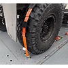image:imageMytee Products Over The Tire Ratchet Strap wSwivel J Hooks amp Rubber Pads2 x 9 Orange