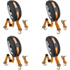 image:imageMytee Products Over The Tire Ratchet Strap wSwivel J Hooks amp Rubber Pads2 x 9 Orange