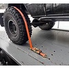 image:imageMytee Products Over The Tire Ratchet Strap wSwivel J Hooks amp Rubber Pads2 x 9 Orange