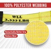 image:imageMytee Products Over The Tire Ratchet Strap wSwivel J Hooks amp Rubber Pads2 x 9 w Swivel J Hooks w Rubber Block