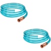 image:image2  Pack 6ft SelfPriming Siphon Hose amp Pump for Gasoline Gas Oil Fuel Diesel Petrol Fluid Water Fish Tank FDA Grade Safe Poly Tube wBrass Head  3 GlsMin2  Pack