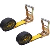 image:imageMytee Products 2 Pack 2 x 66 Underlift TieDown Straps wRatchet Handle amp Durable Cordura Sleeves 21000 lbs Break Strength Secure Strapping for Tow Trucks Wreckers amp Vehicle Recovery2  Pack
