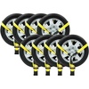 image:imageMytee Products 2 x14 Lasso Ratchet Strap Flat Hook Wheel Net Auto Tow Towing Tie Down8  Pack