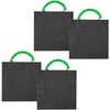image:imageMytee Products 4 Pack 12x12x10 Thick Outrigger Pad for RV with Ergonomic Handle  High Density Black Stabilizing Jack Landing Pad for Crane Wrecker Tow Truck RVs4  Pack