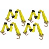 image:imageMytee Products 4 Pack 2 x 12 Replacement Over The Tire Strap w 2 Swivel Hooks No Ratchet