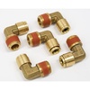 image:imageMytee Products 5 Pack DOT Brass Push to Connect Fitting Elbow  14 Tube OD x 14 NPT Air Brake Line Fittings  90 Degree Male Quick Fitting Connectors  for Nylon Air Line Brake Tube38 Tube x 38 NPT