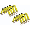image:imageMytee Products 8 Pack 2 x 12 Replacement Over The Tire Strap w 2 Swivel Hooks No Ratchet