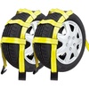 image:imageMytee Products 8 Pack Tow Dolly Basket Straps with Flat Hook for 1419 Tires  12000 lbs Breaking Strength  Heavy Duty Wheel Net Auto Car Dolly Tie Down Straps for Universal Vehicle Towing2  Pack