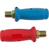image:imageMytee Products Gladhand Handle Grips Durable Poly Glad Hand Extension Handle Set Red Blue for Truck and Trailers Easier CouplelingExtensions Only  1 Set