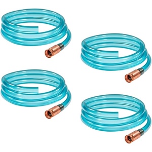 image:image2  Pack 6ft SelfPriming Siphon Hose amp Pump for Gasoline Gas Oil Fuel Diesel Petrol Fluid Water Fish Tank FDA Grade Safe Poly Tube wBrass Head  3 GlsMin4  Pack