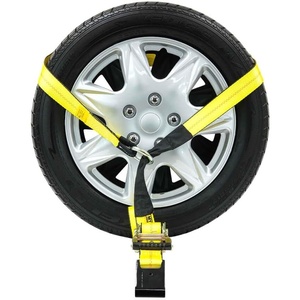 image:imageMytee Products 2 x14 Lasso Ratchet Strap Flat Hook Wheel Net Auto Tow Towing Tie Down1  Pack