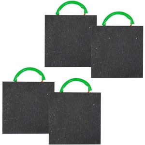 image:imageMytee Products 4 Pack 12x12x10 Thick Outrigger Pad for RV with Ergonomic Handle  High Density Black Stabilizing Jack Landing Pad for Crane Wrecker Tow Truck RVs4  Pack