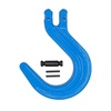 image:imageMytee Products 10 Pack 38 Grade 100 Clevis Foundry Hook  WLL 8800 LBS  Blue Clevis Hook for Towing Lifting amp Rigging1  Pack