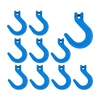 image:imageMytee Products 10 Pack 38 Grade 100 Clevis Foundry Hook  WLL 8800 LBS  Blue Clevis Hook for Towing Lifting amp Rigging10  Pack