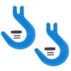 image:imageMytee Products 10 Pack 38 Grade 100 Clevis Foundry Hook  WLL 8800 LBS  Blue Clevis Hook for Towing Lifting amp Rigging2  Pack