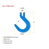 image:imageMytee Products 10 Pack 38 Grade 100 Clevis Foundry Hook  WLL 8800 LBS  Blue Clevis Hook for Towing Lifting amp Rigging4  Pack