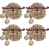 image:imageMytee Products 12 Grade 70 Chain and Binder Kit  Includes 2 12  58 Ratchet Load Binder amp 2 12 x 16 G70 Transport Chain wGrab Hooks  11300 lbs WLL for Flatbed Truck Trailer Tie Down4  Pack