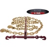 image:imageMytee Products 12 Grade 70 Chain and Binder Kit  Includes 2 12  58 Ratchet Load Binder amp 2 12 x 16 G70 Transport Chain wGrab Hooks  11300 lbs WLL for Flatbed Truck Trailer Tie Down8  Pack